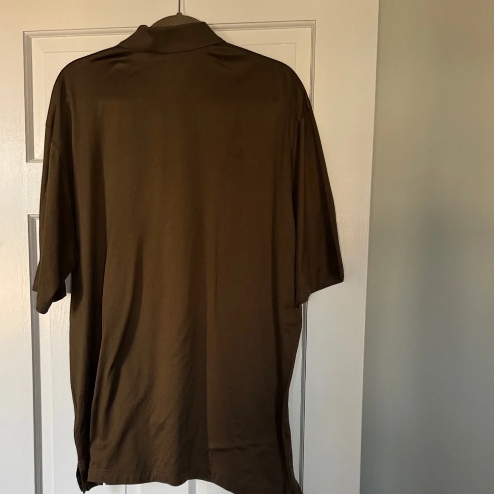 Bugatchi Men's Brown Polo Shirt